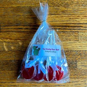 Prickly Pear Lollipops